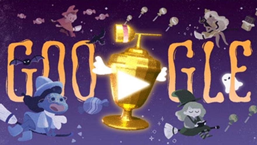 Google presenta un nuevo doodle de Halloween.