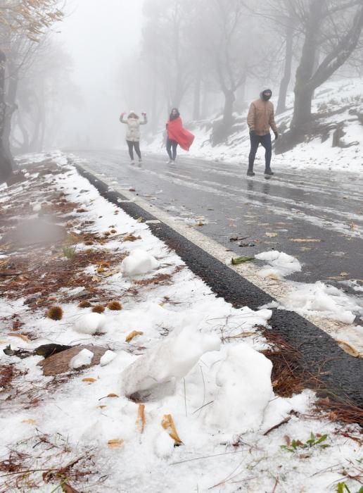 Nieve en Gran Canaria (01/02/2018)