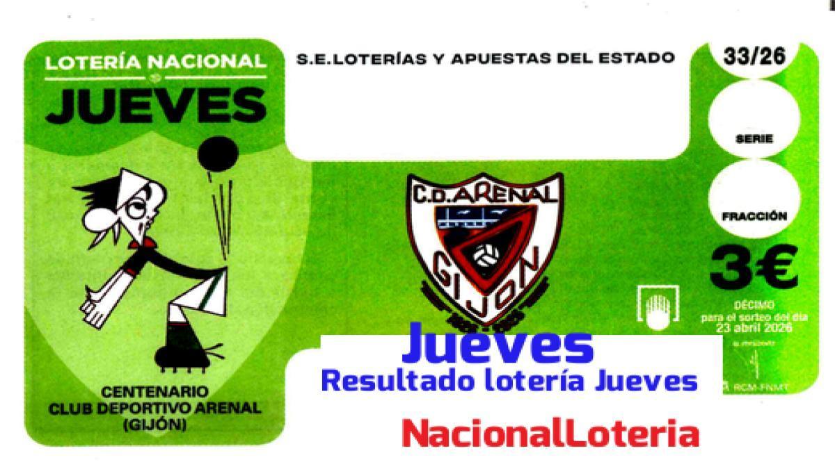 Lotería Nacional jueves, en directo