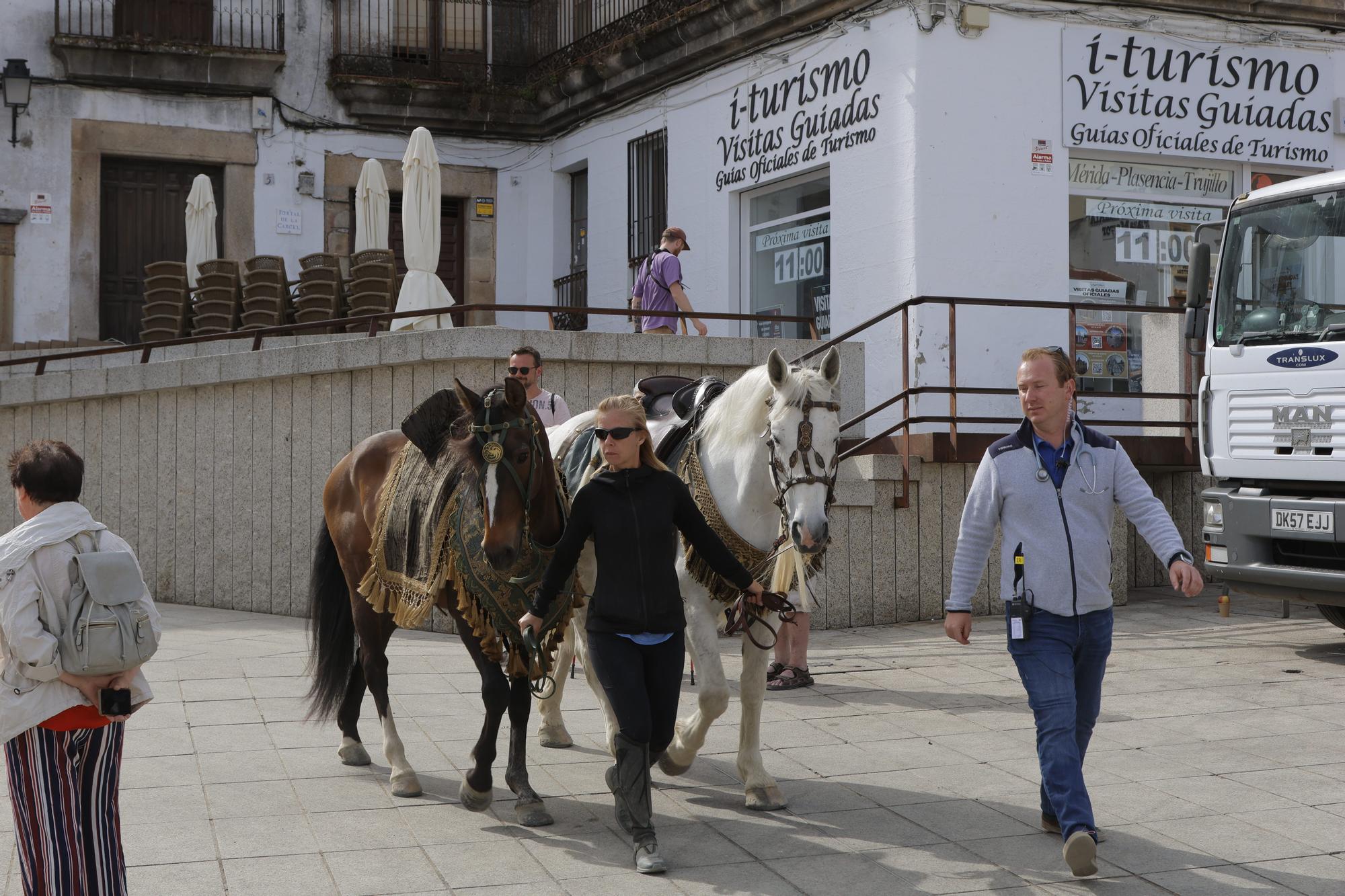 Rodaje en Cáceres: la edad media se funde con el siglo XXI