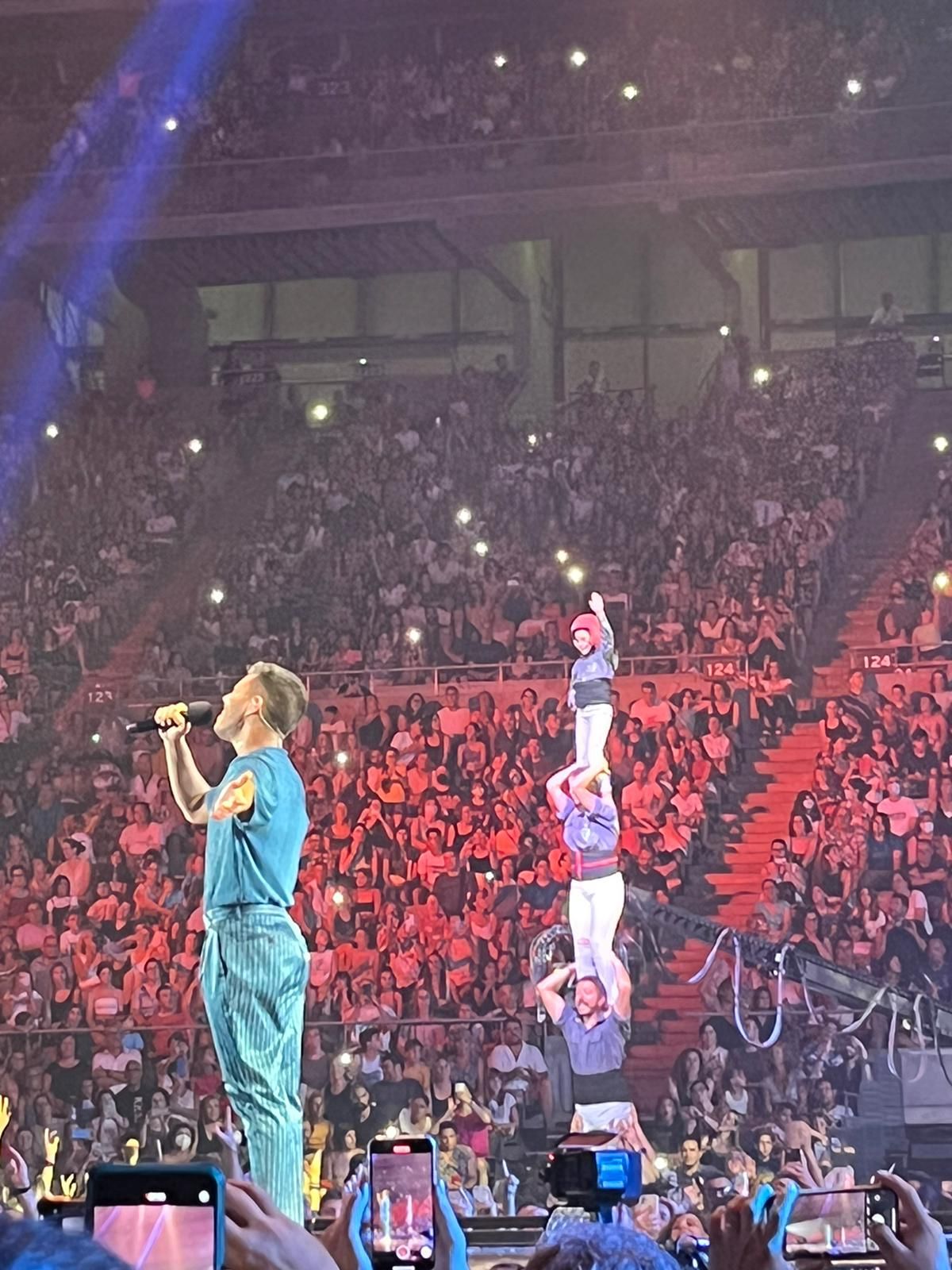 Pedro da Costa al concert d'Eufòria al Palau Sant Jordi