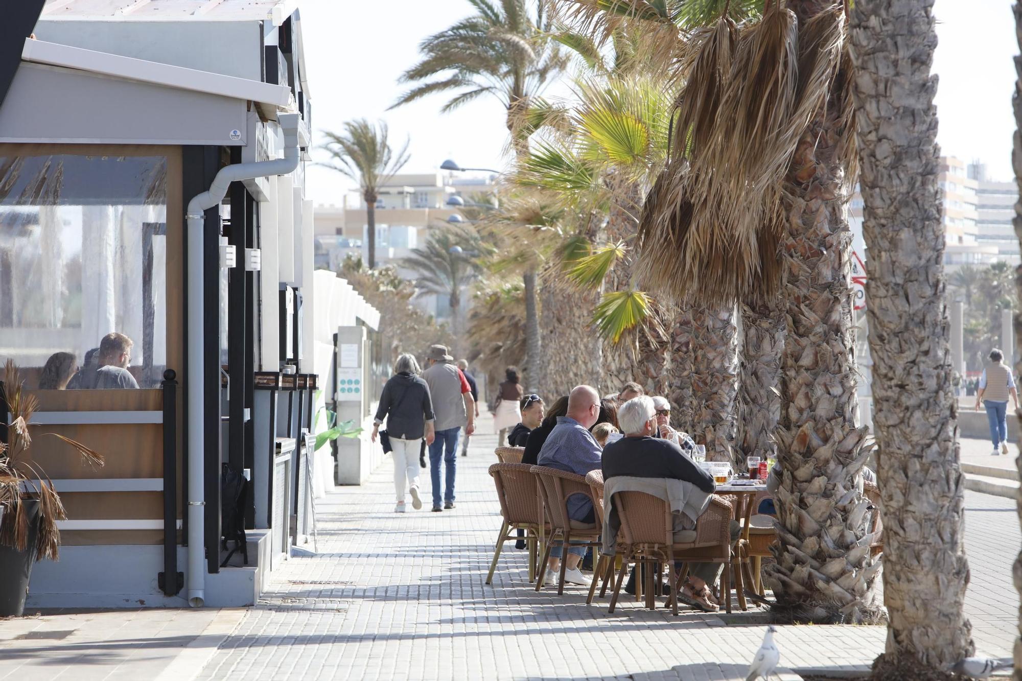 Mallorca erwacht aus dem Winterschlaf: So sieht es derzeit an der Playa de Palma aus