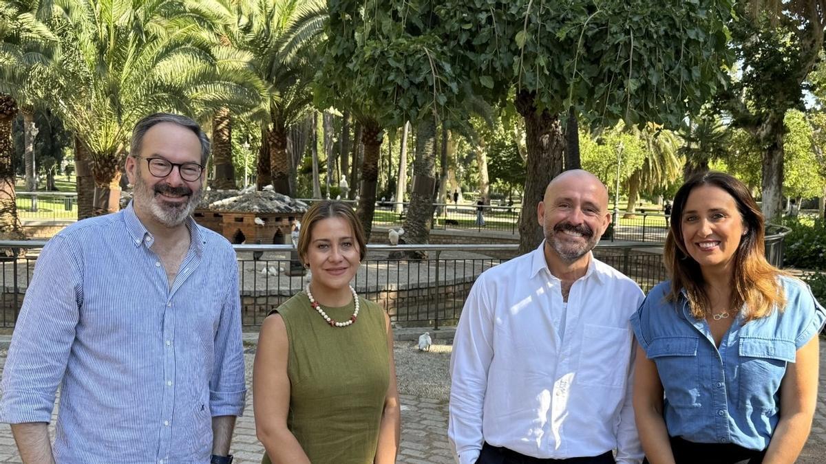 Jaime de los Santos, durante su visita a Córdoba, este sábado.