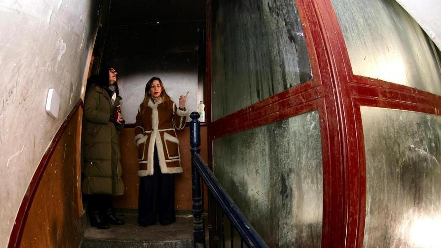 Okupado, incendiado y ahora rehabilitado: el Ayuntamiento de Zaragoza construye diez viviendas públicas en el corazón del Casco Histórico