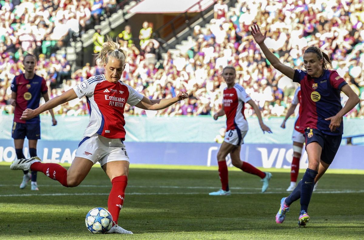 Les imatges de lArsenal - Barça de la final de la Champions femenina