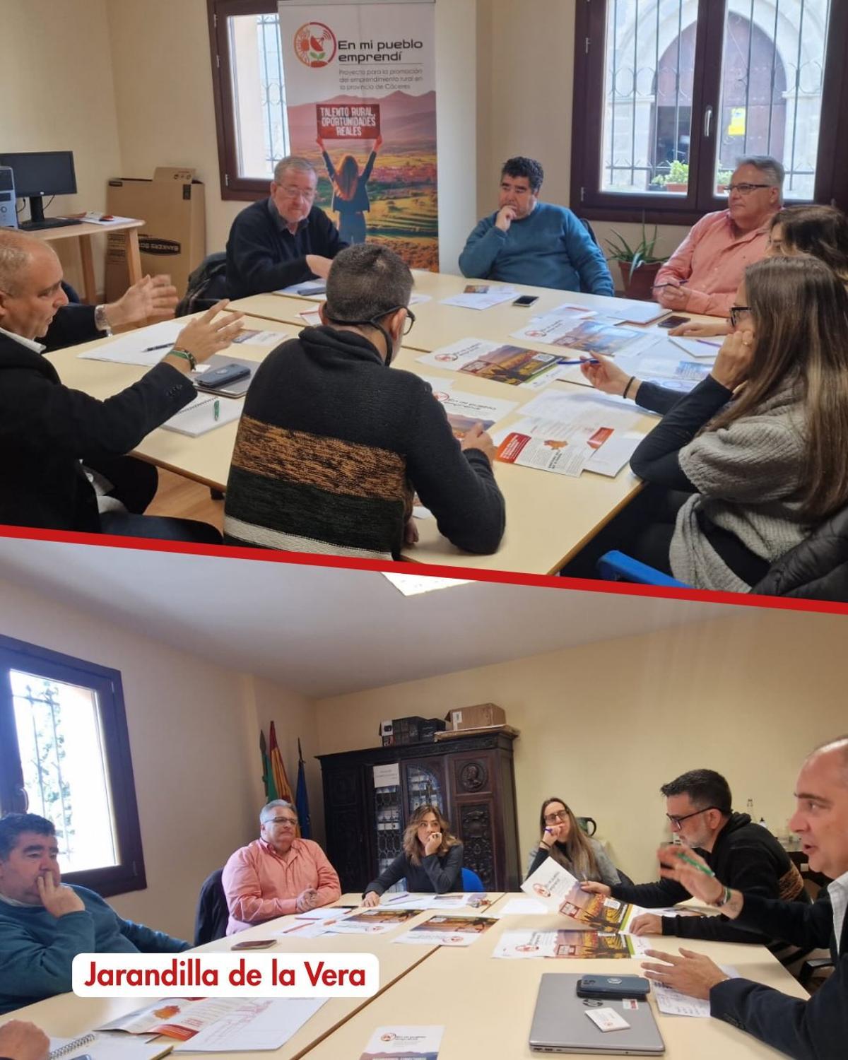 Reunión en Jarandilla de la Vera.