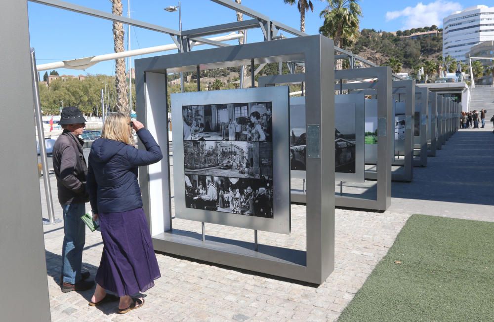 La muestra reúne las fotografías de 40 artistas españoles en el Muelle Uno, junto al Centre Pompidou Málaga