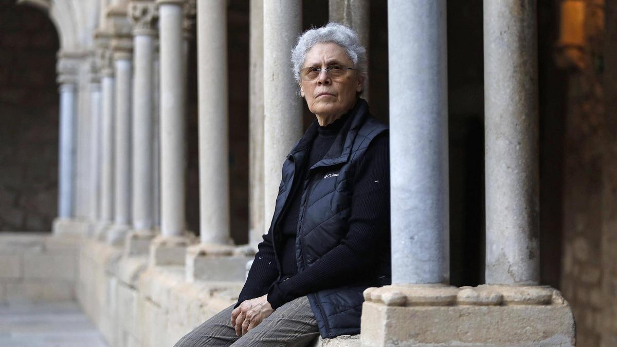 Dora María Téllez, a la Facultat de Lletres de la Udg.