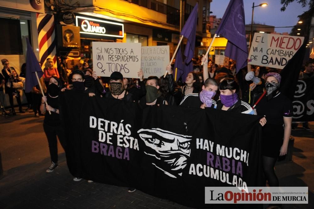 Manifestación en Murcia por el Día Internacional de la Mujer