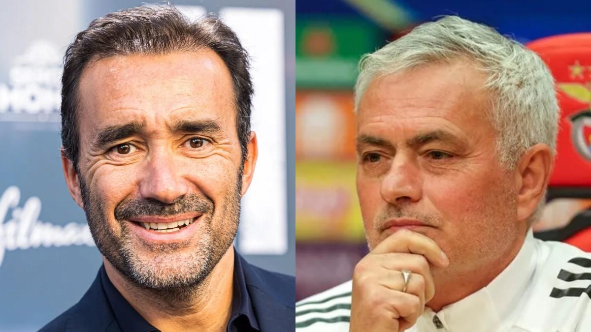 Juanma Castaño y José Mourinho