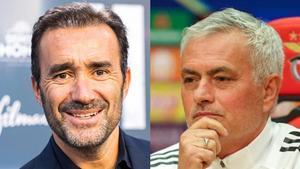 Juanma Castaño y José Mourinho