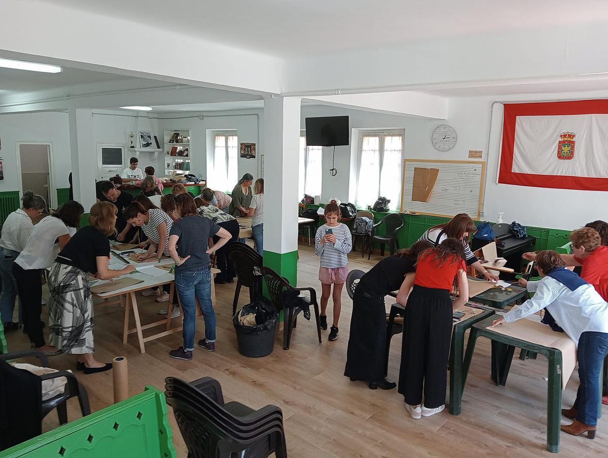 El taller sobre dengue.