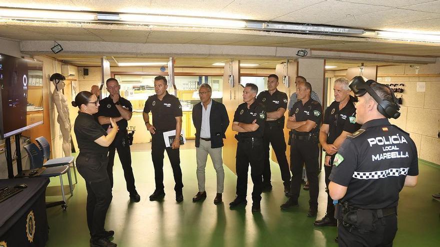La Policía Local mejora su formación con un sistema de realidad virtual