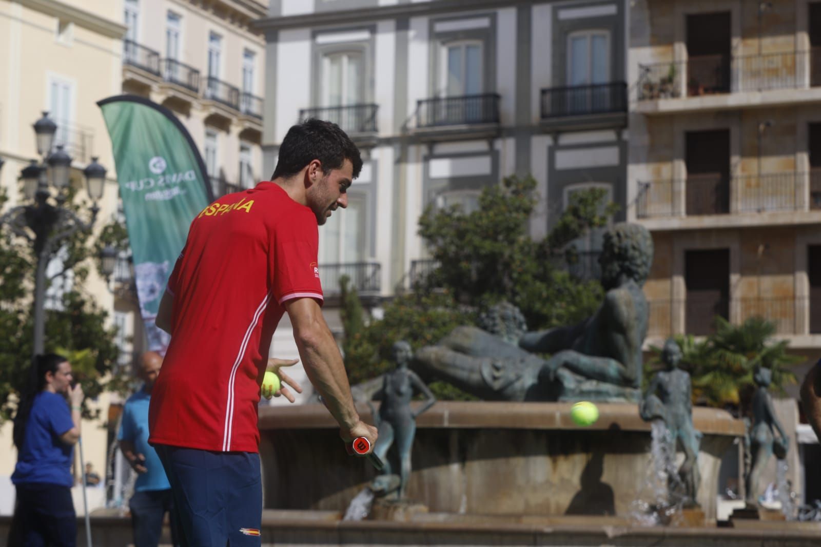 La Copa Davis ya se respira en las calles de València