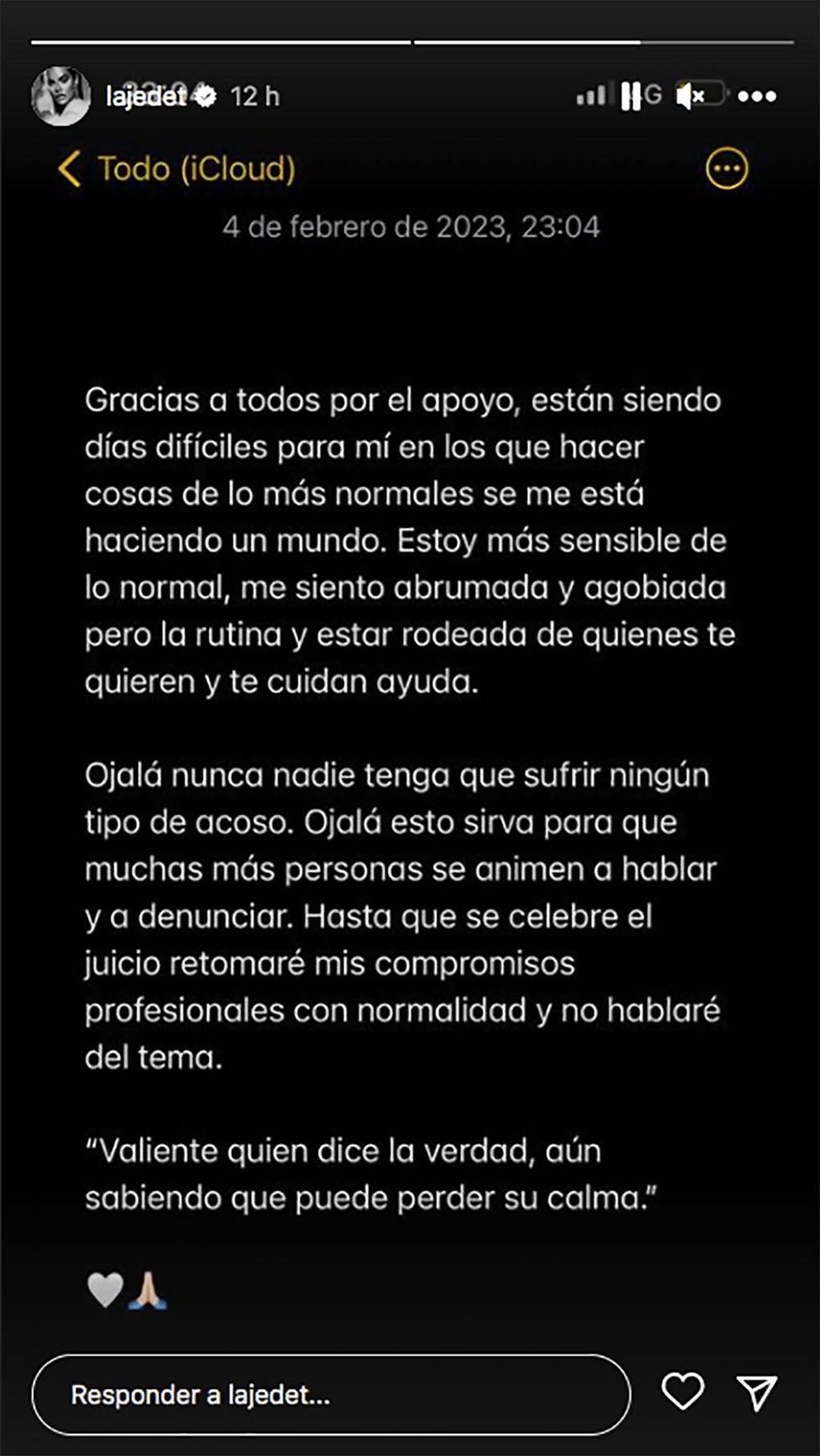 Historia Instagram Jedet
