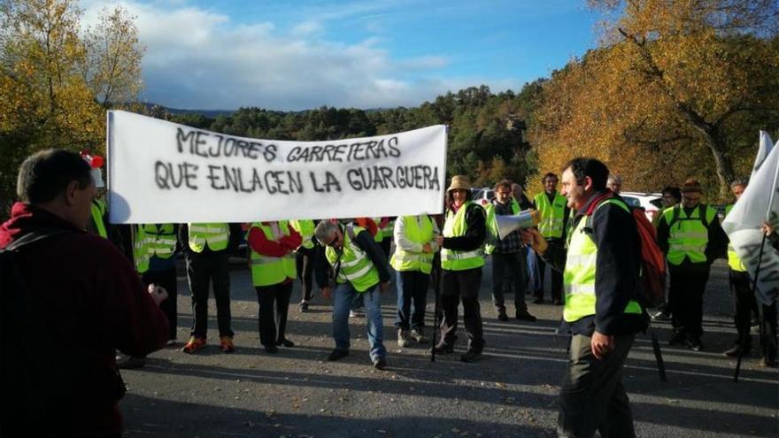 La DGA mejorará la seguridad viaria en la carretera que atraviesa la Guarguera