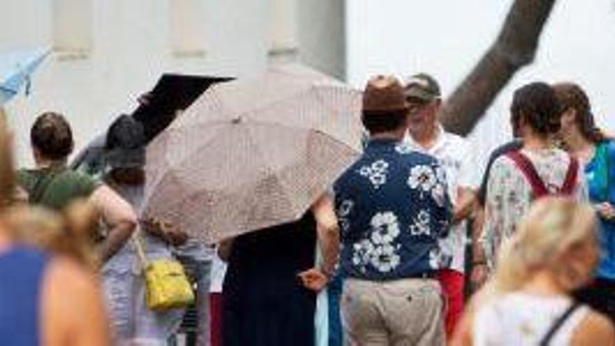 Turistas en Ibiza.