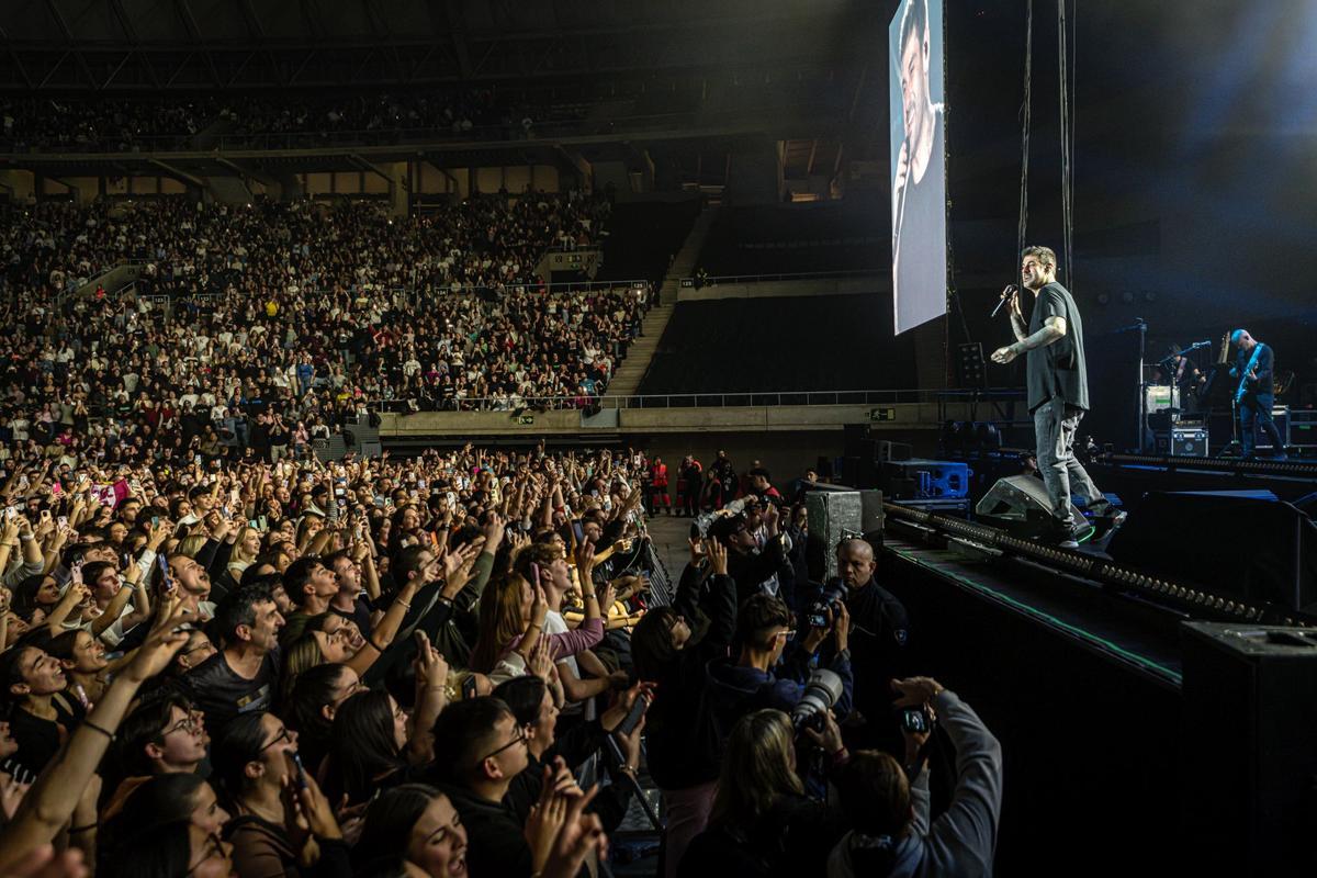 Primer concierto de Melendi en el Palau Sant Jordi