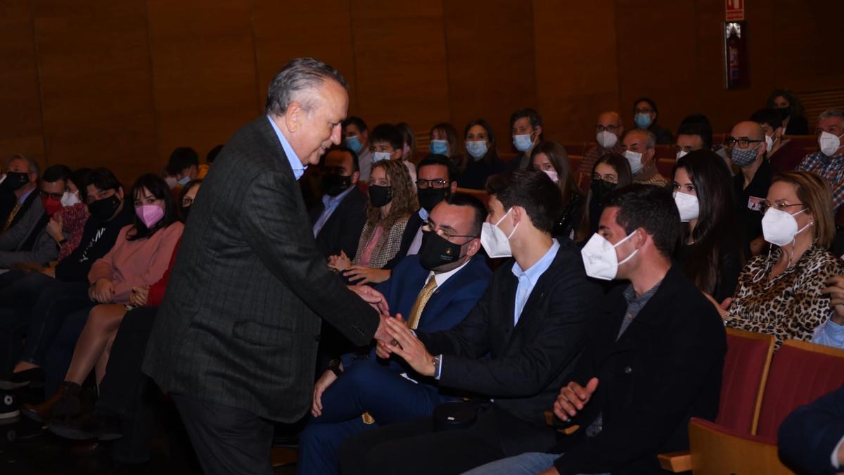 El presidente del Villarreal, Fernando Roig, no faltó a la cita en el Auditori.