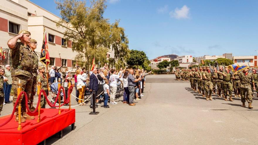 Nunca antes los militares canarios habían llegado tan al norte de Europa