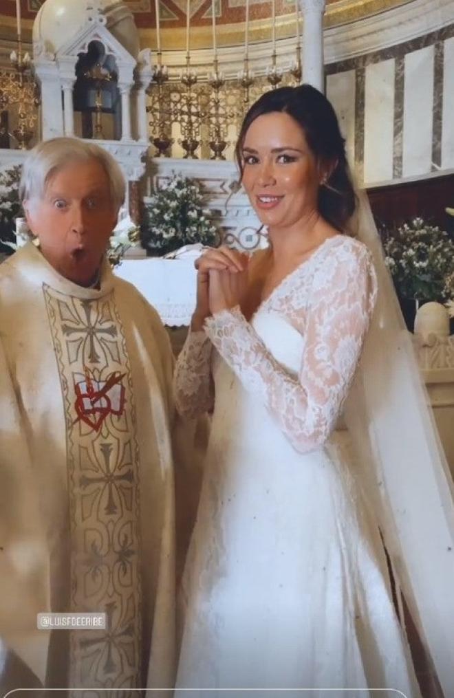 Ddafne Fernández vestida de novia