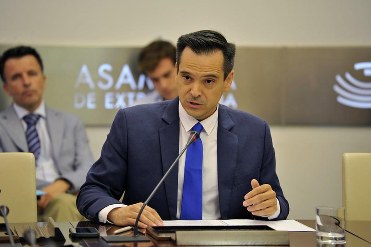 El director general de Turismo de la Junta de Extremadura, Óscar Mateos.