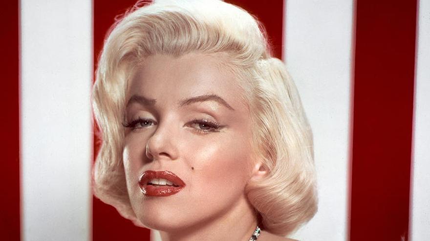 Una de las imágenes características de Marilyn Monroe, fallecida el 5 de agosto de 1962.