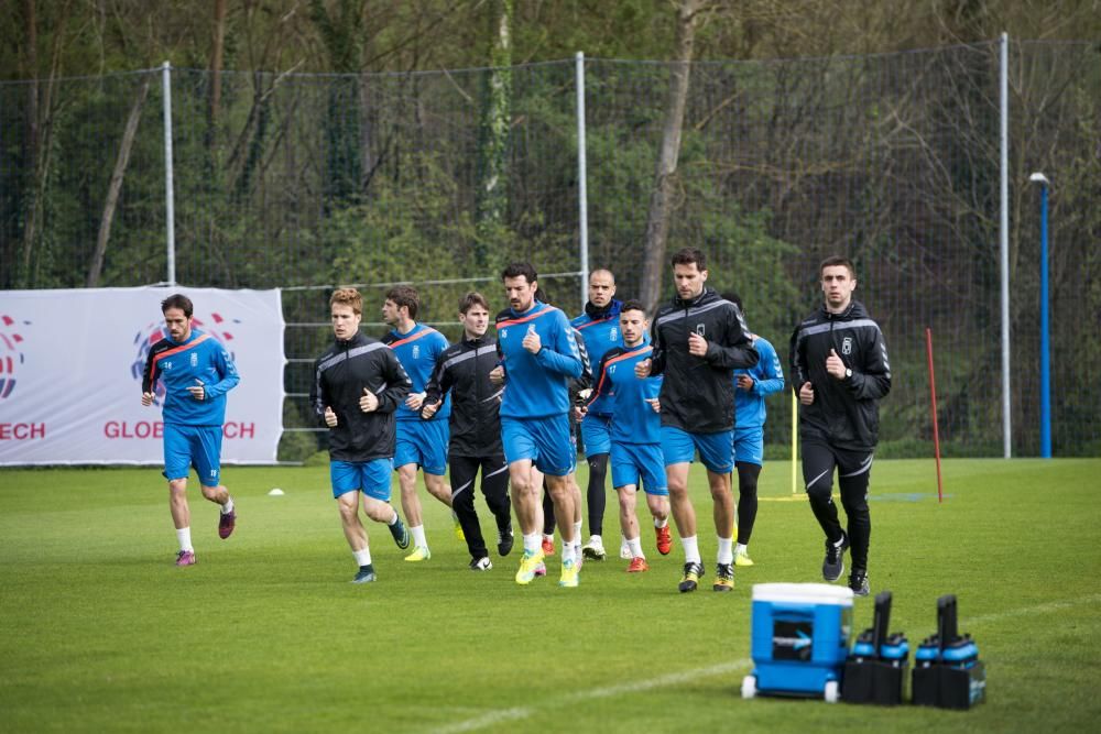 Entrenamiento del Real Oviedo