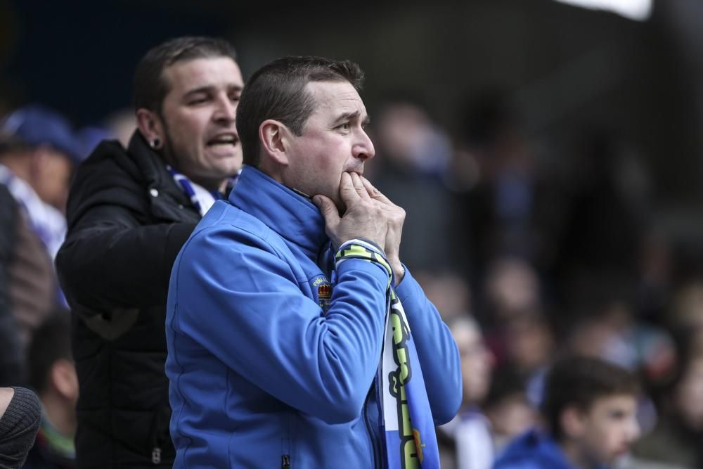 El partido entre el Oviedo y el Alcorcón, en imágenes