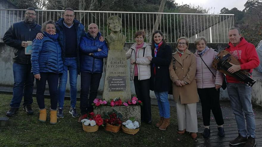 A comarca honra a Rosalía