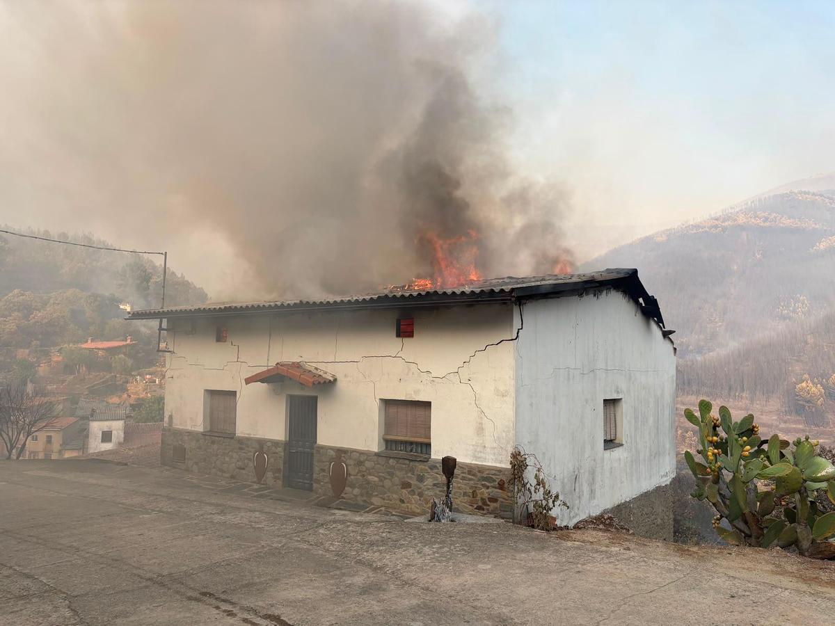 Incendio en Avellanar.