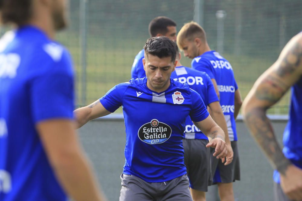 Nacho González ya se entrena con el Depor