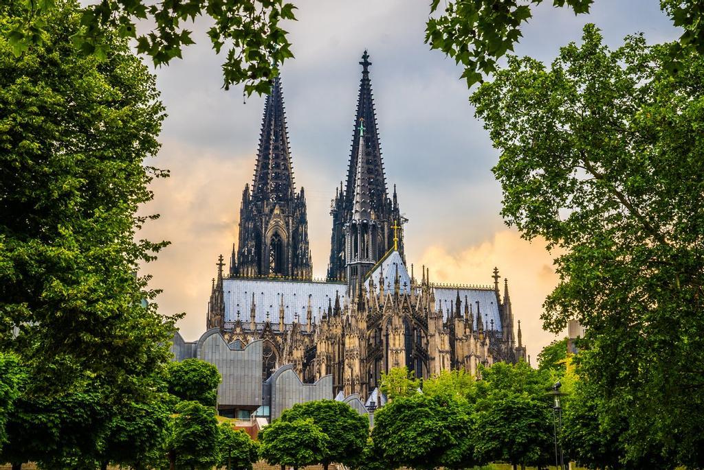 Vista de la Catedral de Colonia, en Alemania 