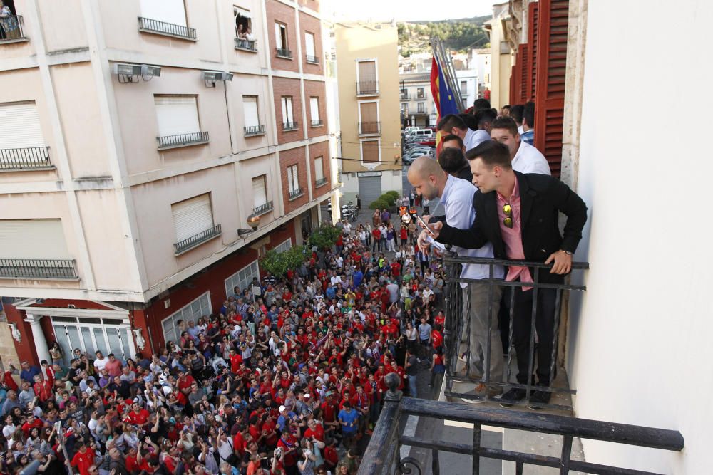 Así ha sido la fiesta del ascenso del Atlético Saguntino a Segunda B