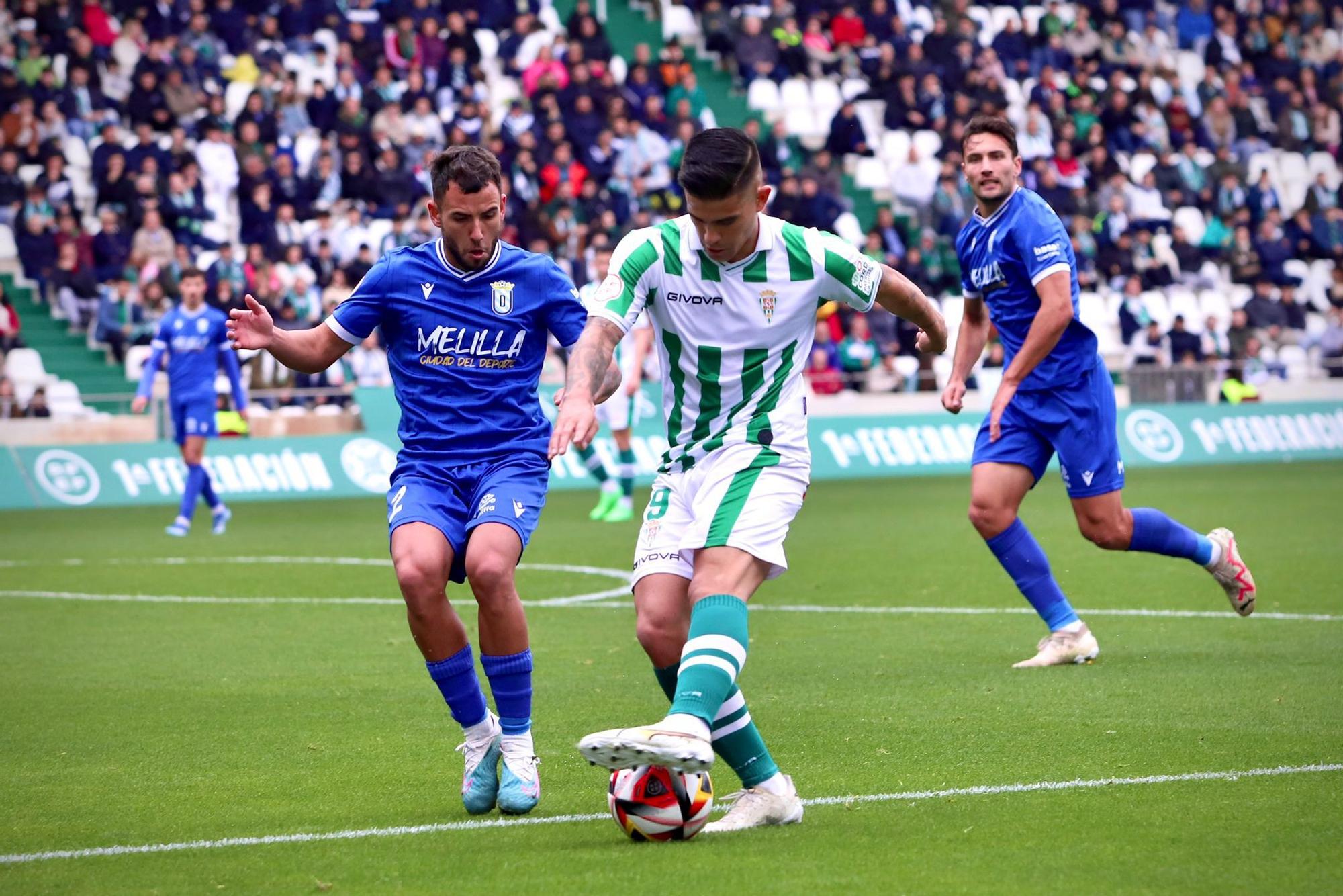 Córdoba CF-Melilla: el partido de El Arcángel en imágenes