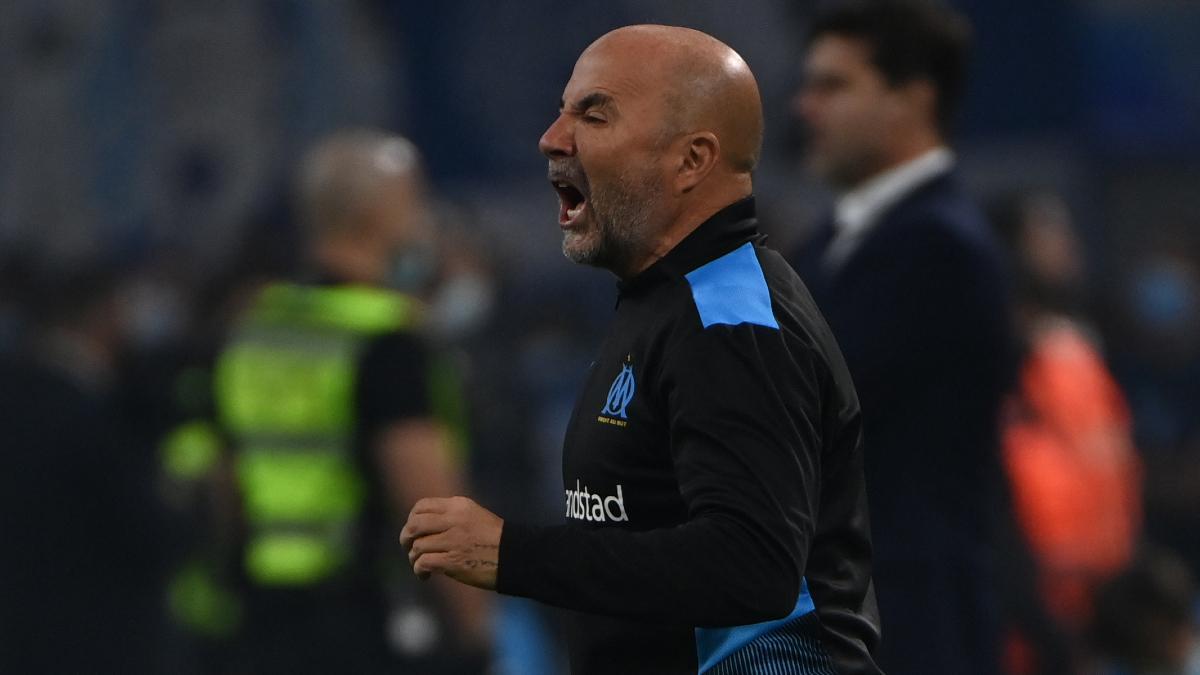 Sampaoli, durante su etapa en Marsella