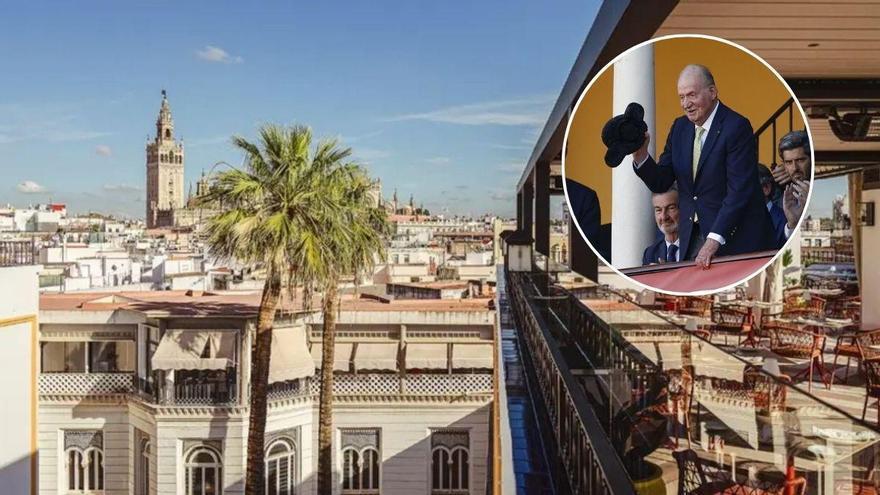 El rey emérito Juan Carlos I vuelve a Sevilla: así es el lujoso palacio del Arenal donde se hospedó, con habitaciones a 500 euros la noche