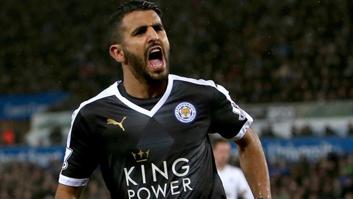 Mahrez afirmó que no va a irse del Leicester City en el mercado de invierno