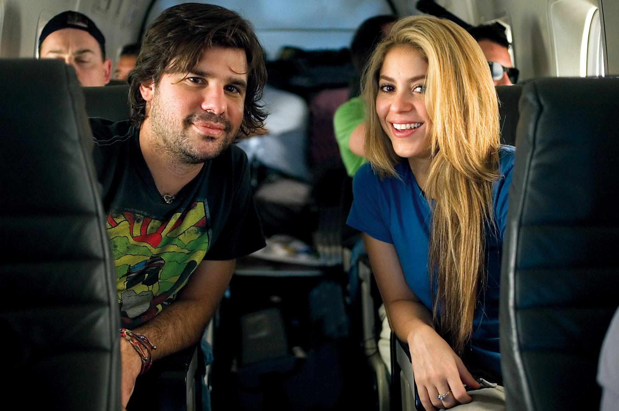 Shakira y Antonio de la Rúa, cuando eran pareja.