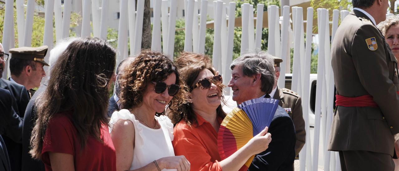 Rosario Sánchez y Mercedes Garrido, en una imagen de archivo.