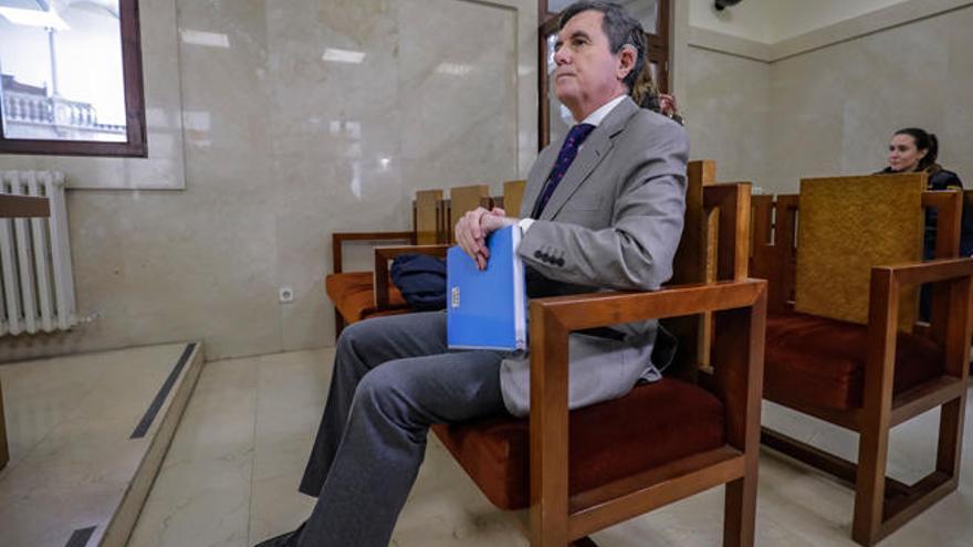 Jaume Matas durante el juicio por el caso Turisme Jove.