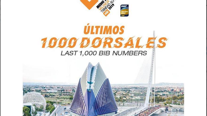 Últimos 1.000 dorsales.