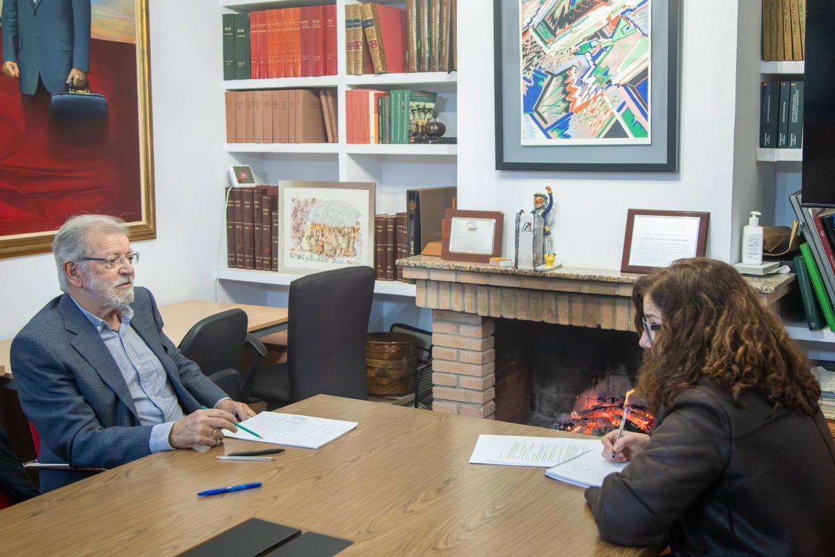 FOTOGALERÍA | Entrevista en exclusiva con Rodríguez Ibarra tras la debacle electoral del PSOE en Extremadura