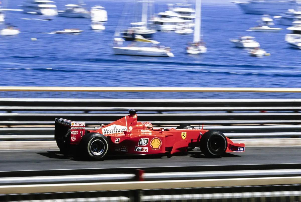 El Ferrari F2001 ganador del Mundial con Michael Schumacher