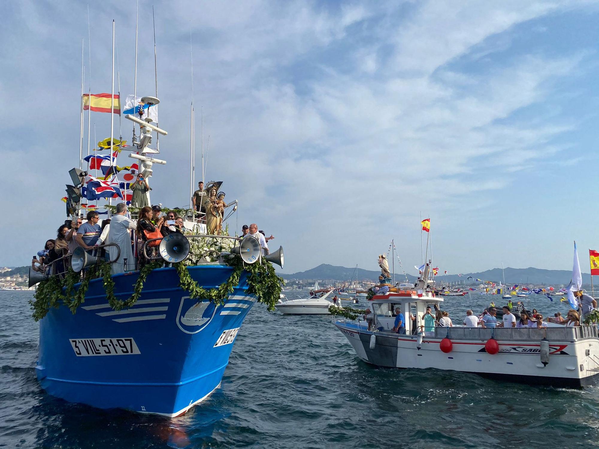 Las celebraciones de la Virgen de Carmen en Cangas