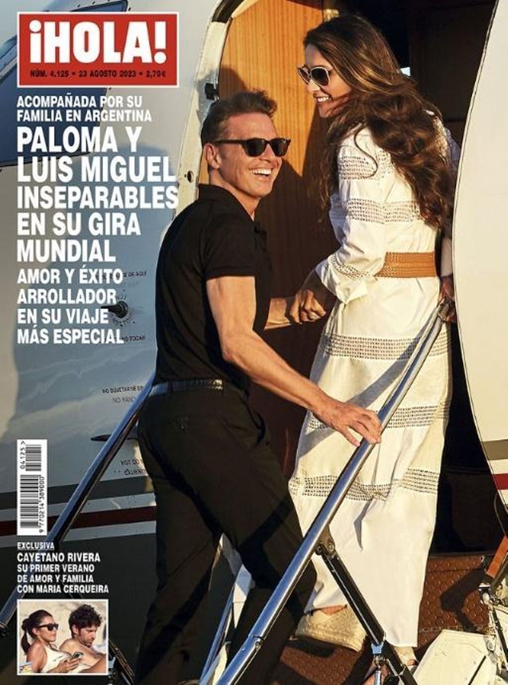 Paloma Cuevas y Luis Miguel, inseparables en su gira mundial.