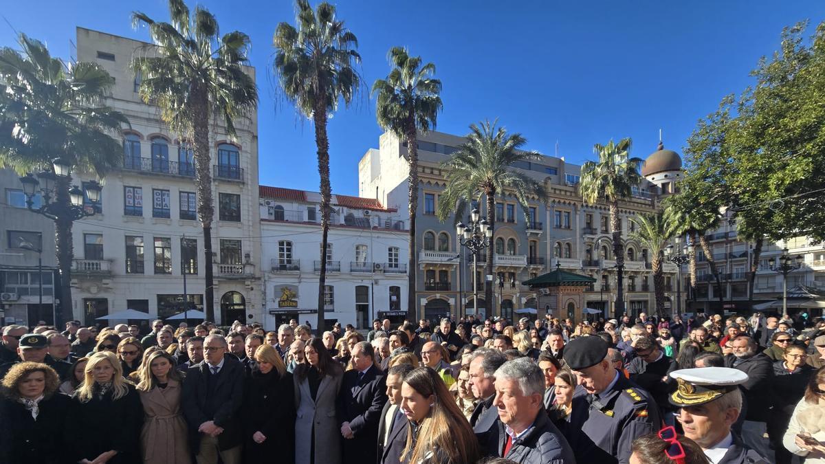 Concentración en Huelva por las víctimas en el accidente de trenes