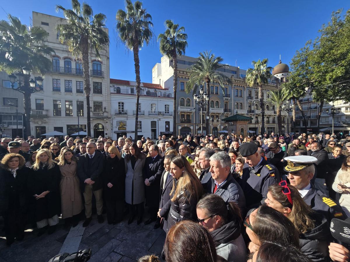 Concentración en Huelva por las víctimas en el accidente de trenes