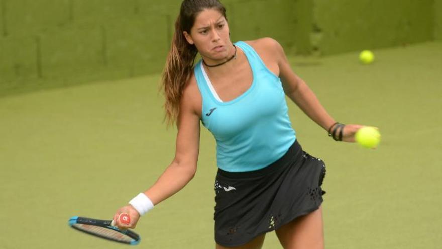 Jessica Bouzas durante un partido.