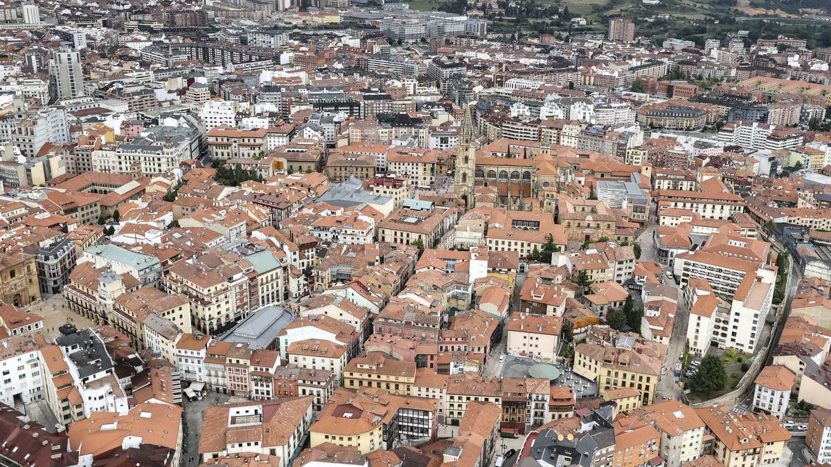 Oviedo desde el aire